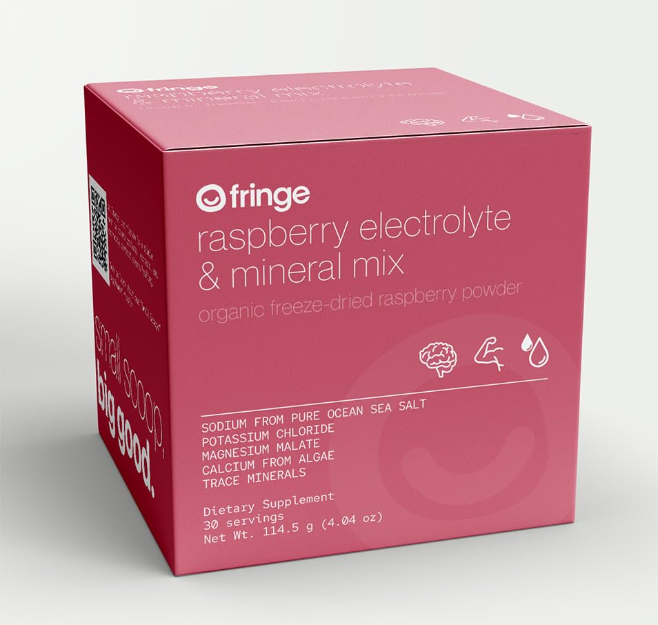 Fringe Electrolytes Powder with Freeze-Dried Raspberries 30 Servings