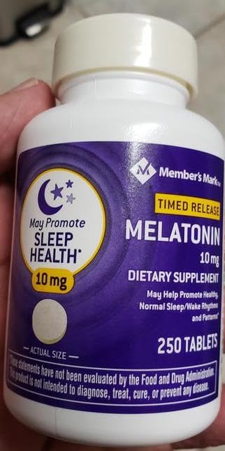 Member's Mark Melatonin 10 mg Dietary Supplement Tablet, 250 Count