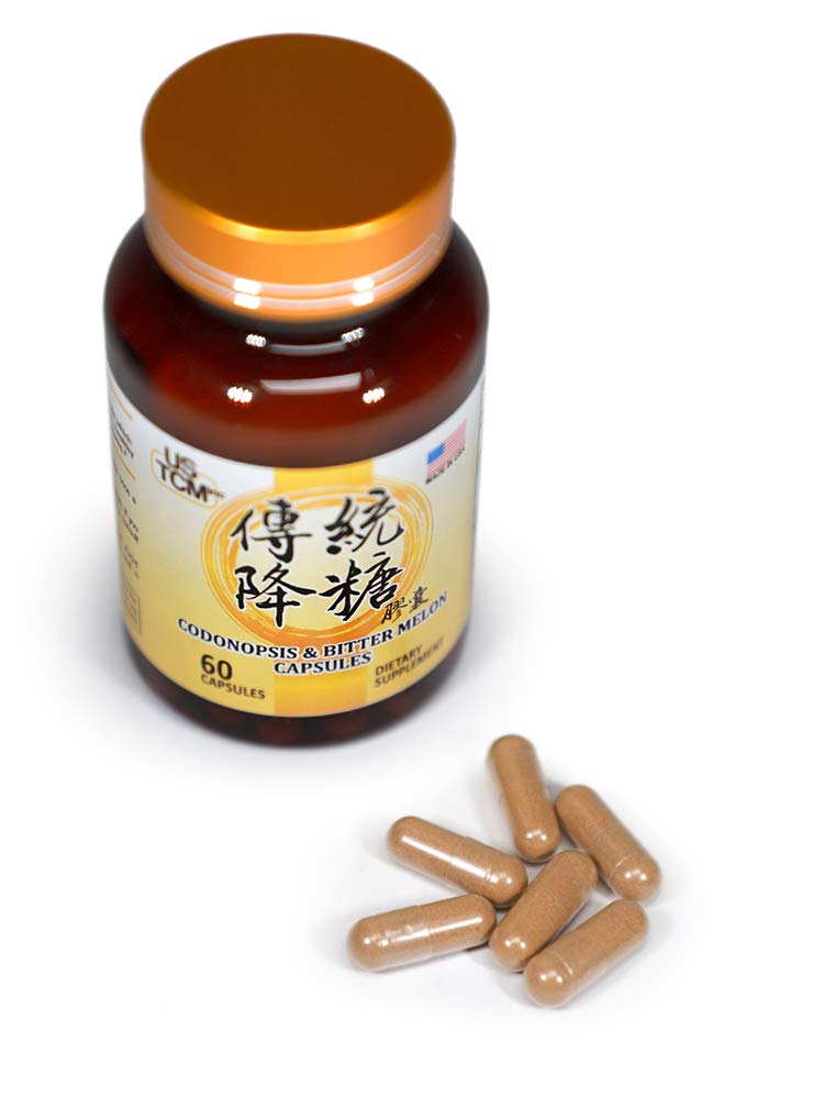 USTCM Codonopsis Bitter Melon Capsules, 60 Vegetable Capsules