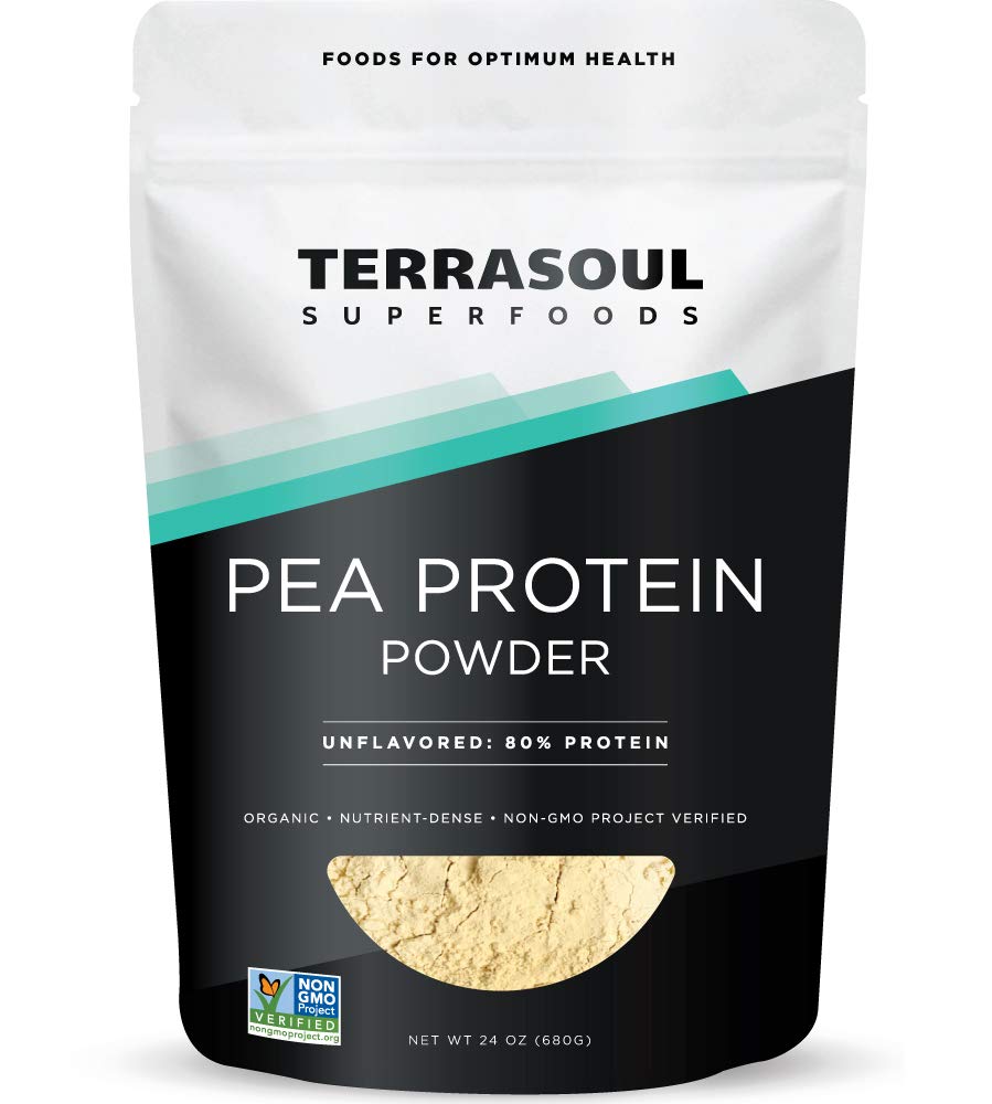 Terrasoul Superfoods Organic Pea Protein Powder, 24 oz