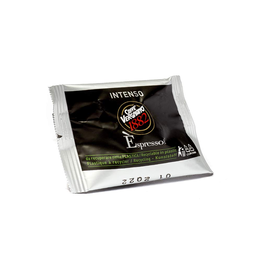 Caffe' Vergnano 1882 Intenso Espresso Capsules, Capsule, 50 Count