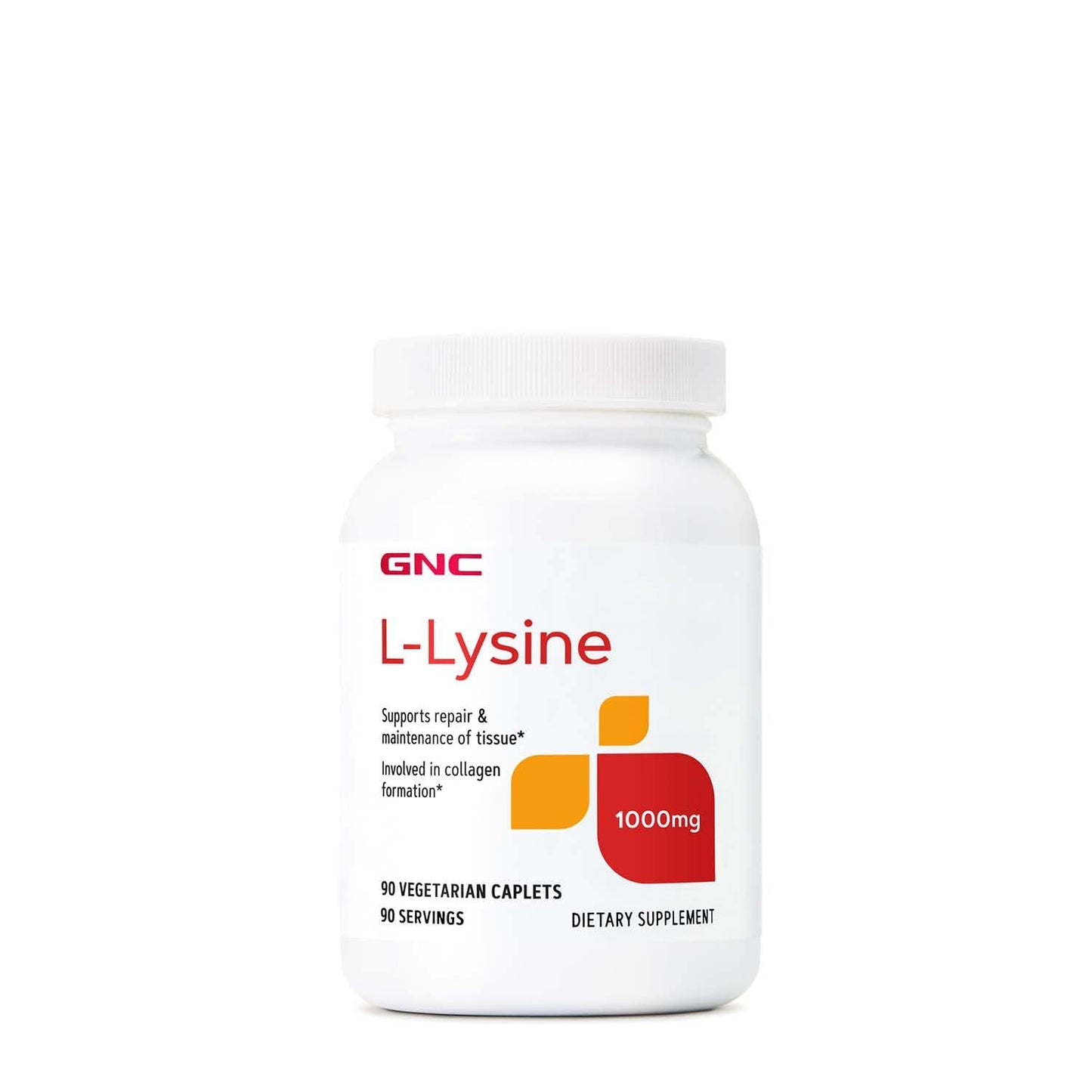 GNC L-Lysine 1000mg Tablet, 90 Tablets