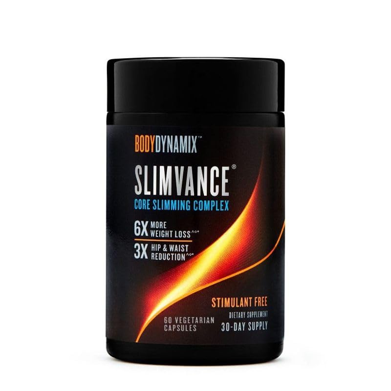 BodyDynamix Slimvance Core Slimming Complex, Stimulant Free Capsule, 60 Count