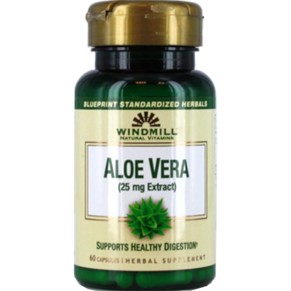 Windmill Aloe Vera (25mg Extract) Capsule 60 Count