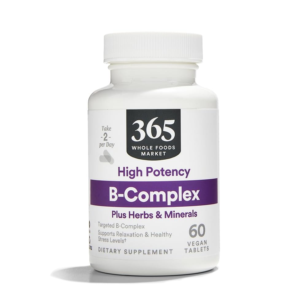 365 by Whole Foods Market Vitamin B Complex 60 Tablets