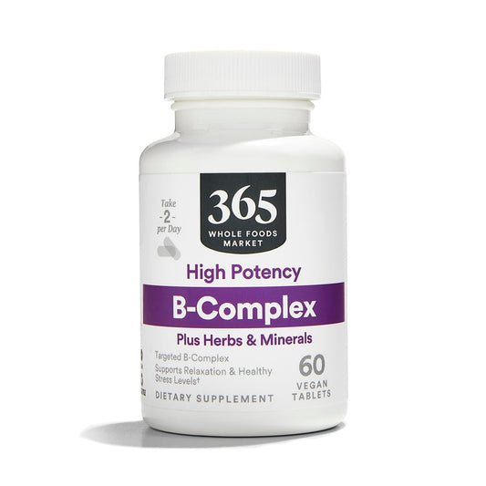 365 by Whole Foods Market Vitamin B Complex 60 Tablets