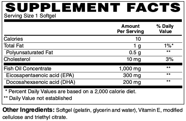 Netrition Enteric-Coated Super Omega-3 EPA + DHA Softgels 120
