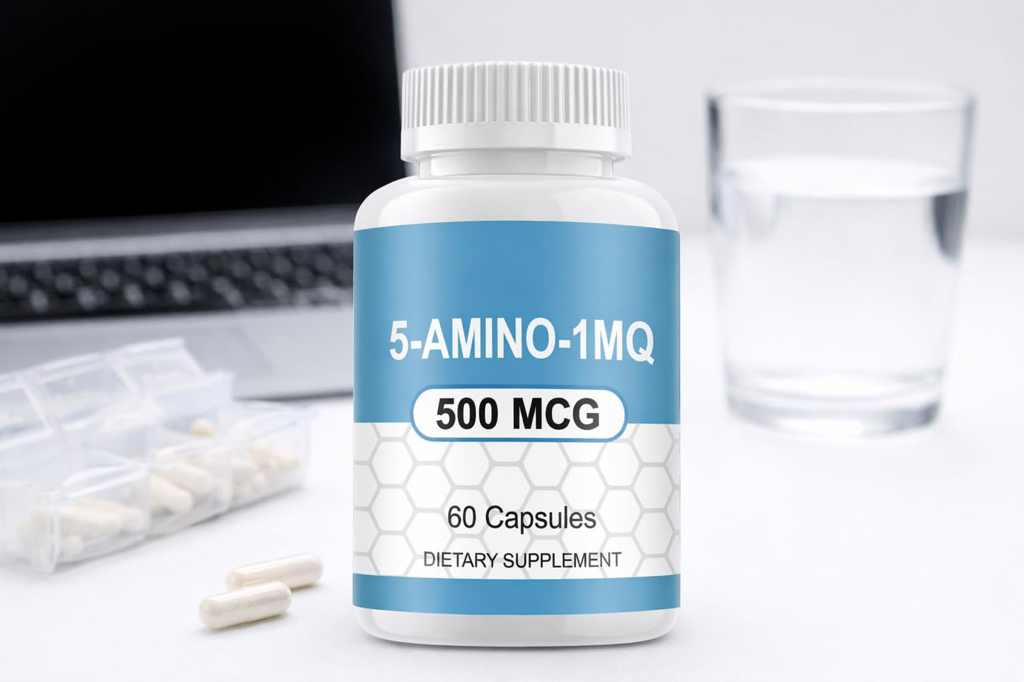 Generic 5 Amino 1mq Supplement Capsules 500MCG, 60 Count