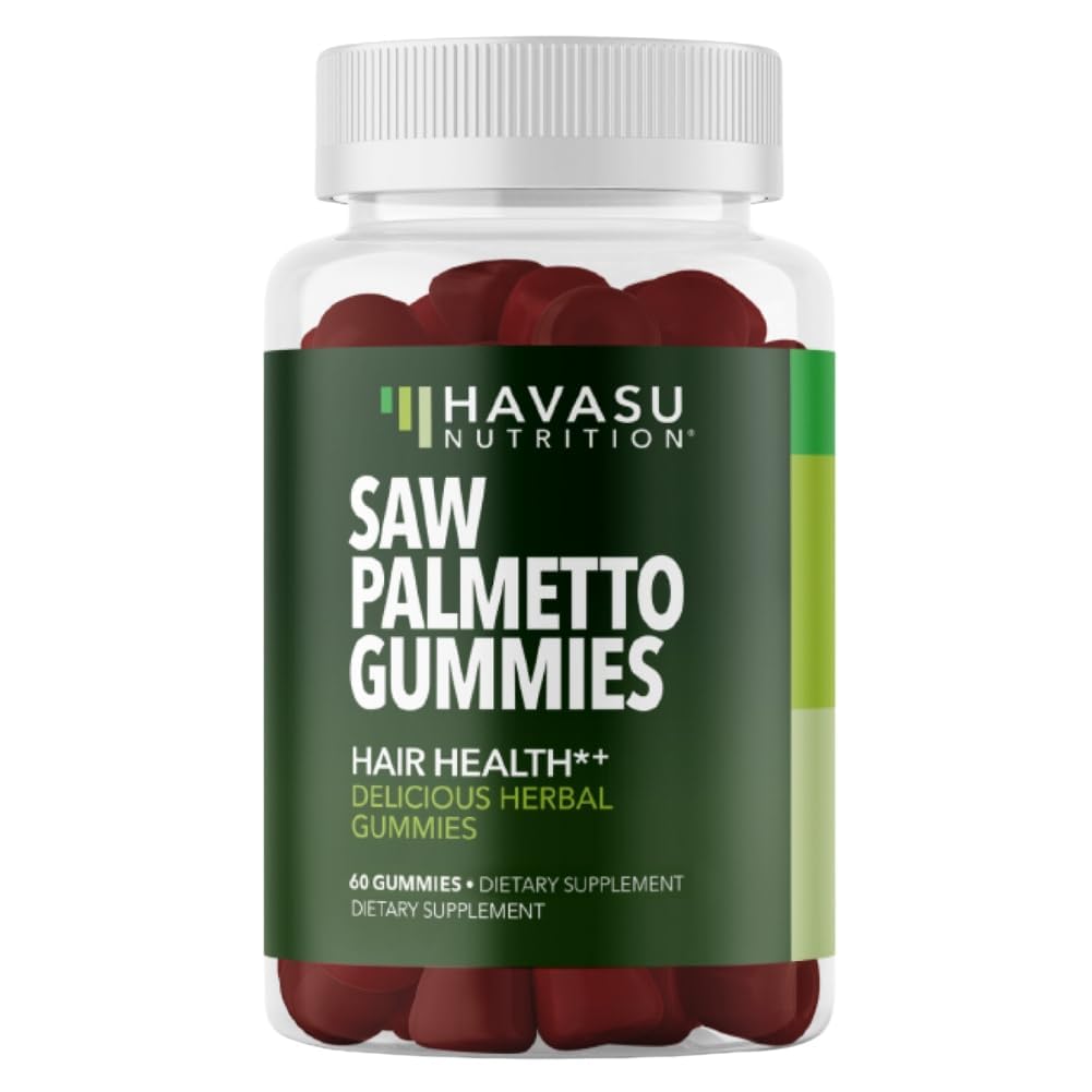 HAVASU NUTRITION Saw Palmetto Gummies Prostate Health Supplement, 60 Count