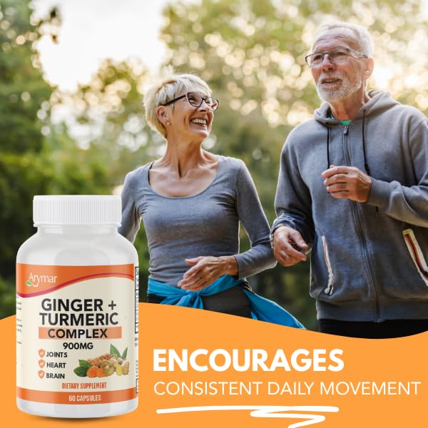 Arymar Ginger Turmeric Supplement Capsule, 60 Capsules