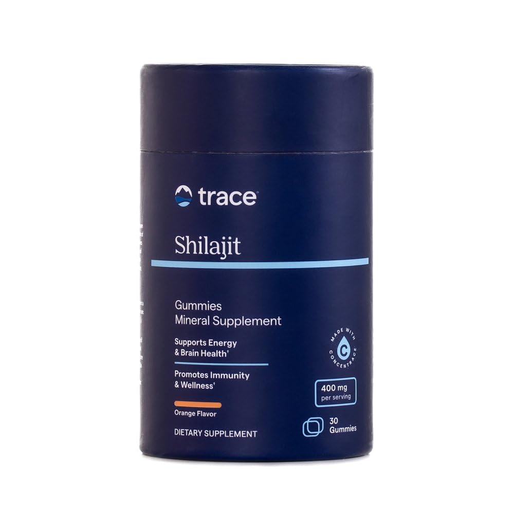 Trace Minerals Shilajit Gummies with Ionic Trace Minerals, 30 Gummies