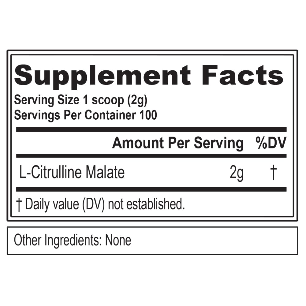 Evlution L-Citrulline Malate 2:1 Nitric Oxide Powder 7.05 Ounce