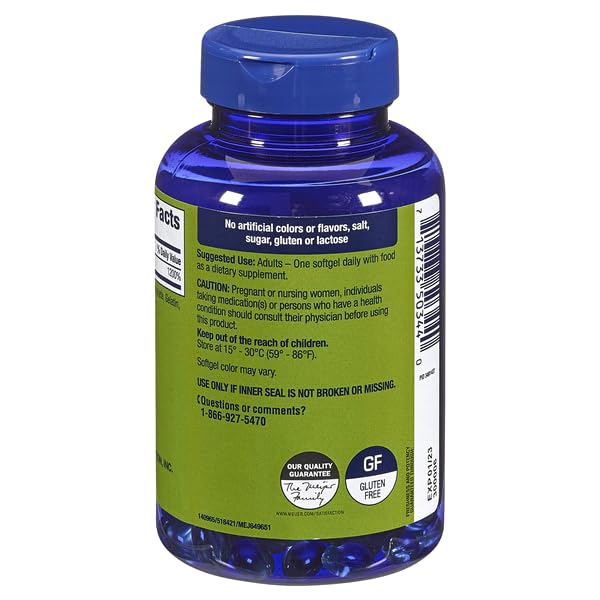 Kasa Style Vitamin E 180 mg (400 IU) dl-Alpha Dietary Supplement for Heart Health Softgels, 250 Count