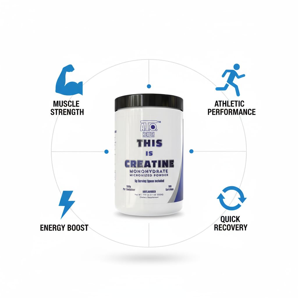 A.T.O. Health Creatine Monohydrate Powder 18