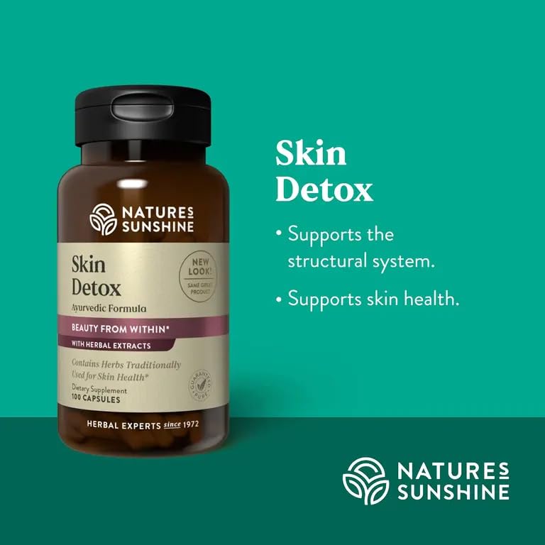 Nature's Sunshine Skin Detox Capsules, 100 Count