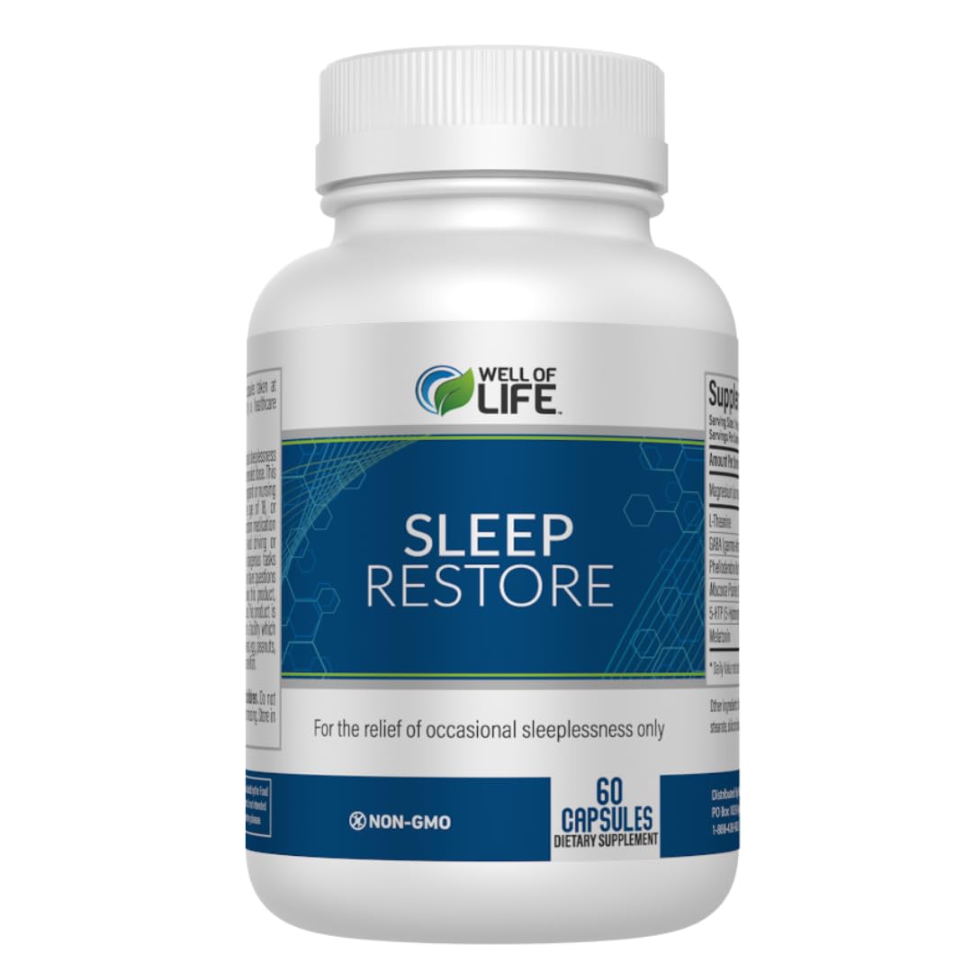 Well of Life Sleep Support Supplement for Adults Capsule 60