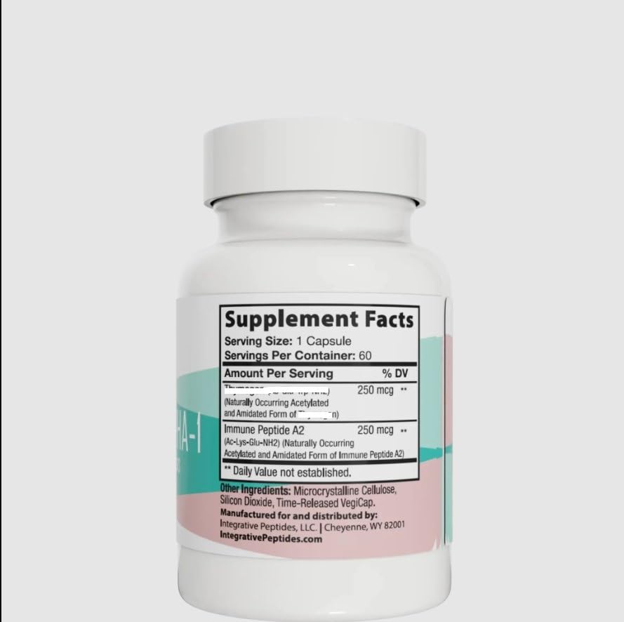 Generic Integrative Peptide Thymogen Alpha Capsules 60