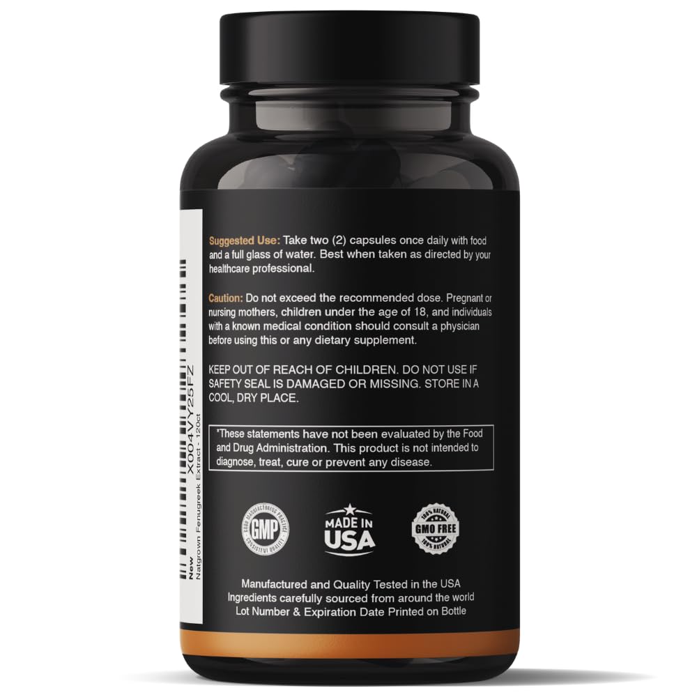Natgrown Fenugreek Extract 120 Capsules