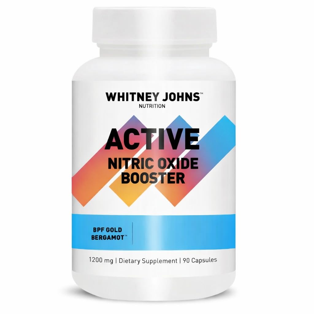 Whitney Johns Active Daily Supplement Nitric Oxide Booster Capsule 90 Count