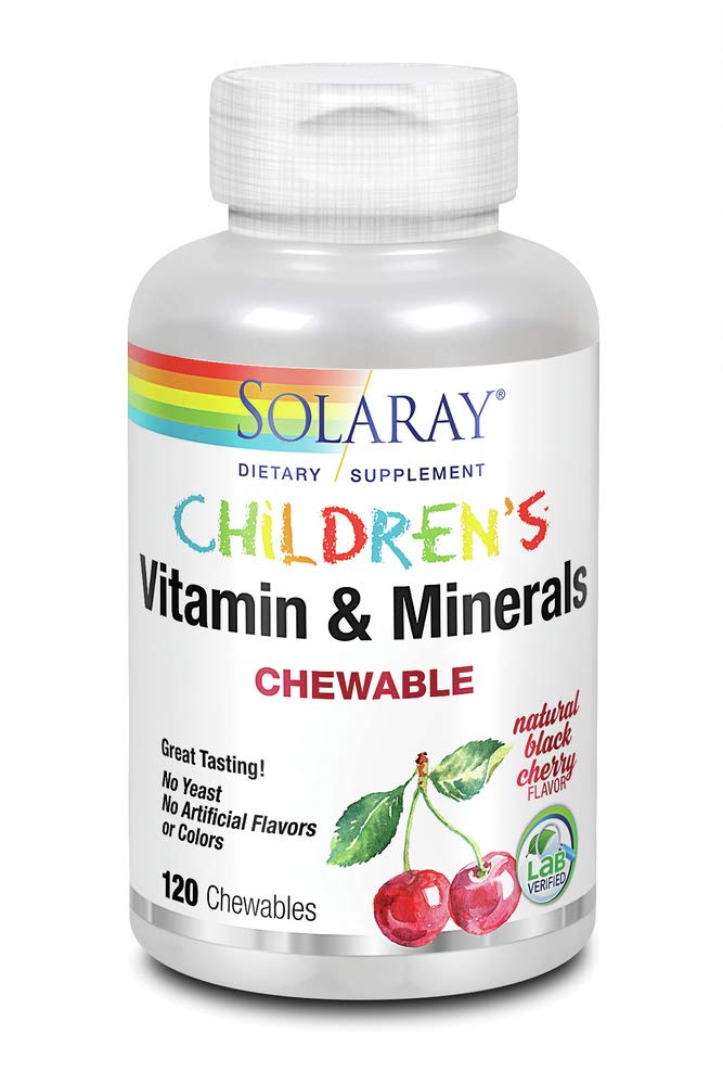 SOLARAY Children's Chewable Vitamins & Minerals, 240 Chewables