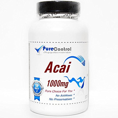 PureControl Supplements Acai 1000mg, 90 Capsules