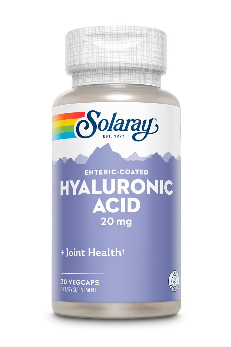Solaray Hyaluronic Acid 20 mg, 30 Capsules