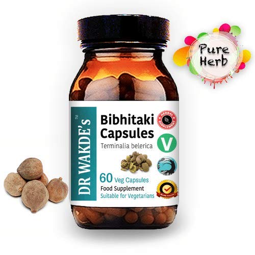 DR WAKDE'S Bibhitaki Capsules, 60 Veg Caps