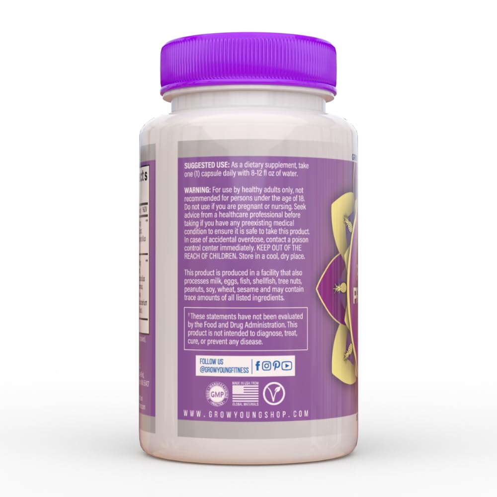 Grow Young Fitness Daily Probiotic + Prebiotic Fiber Supplement Capsule 30 Capsules