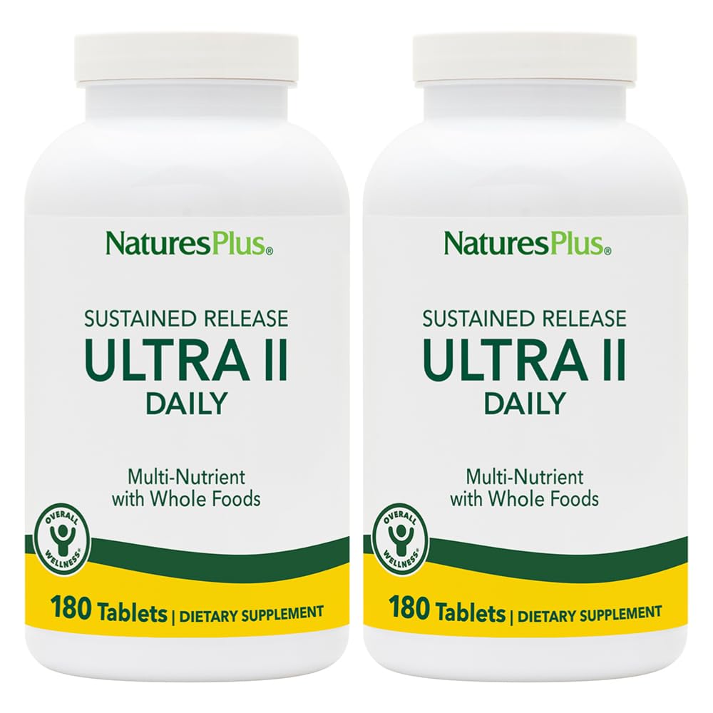 NaturesPlus Ultra II Daily Multivitamin Tablets, 360 Tablets