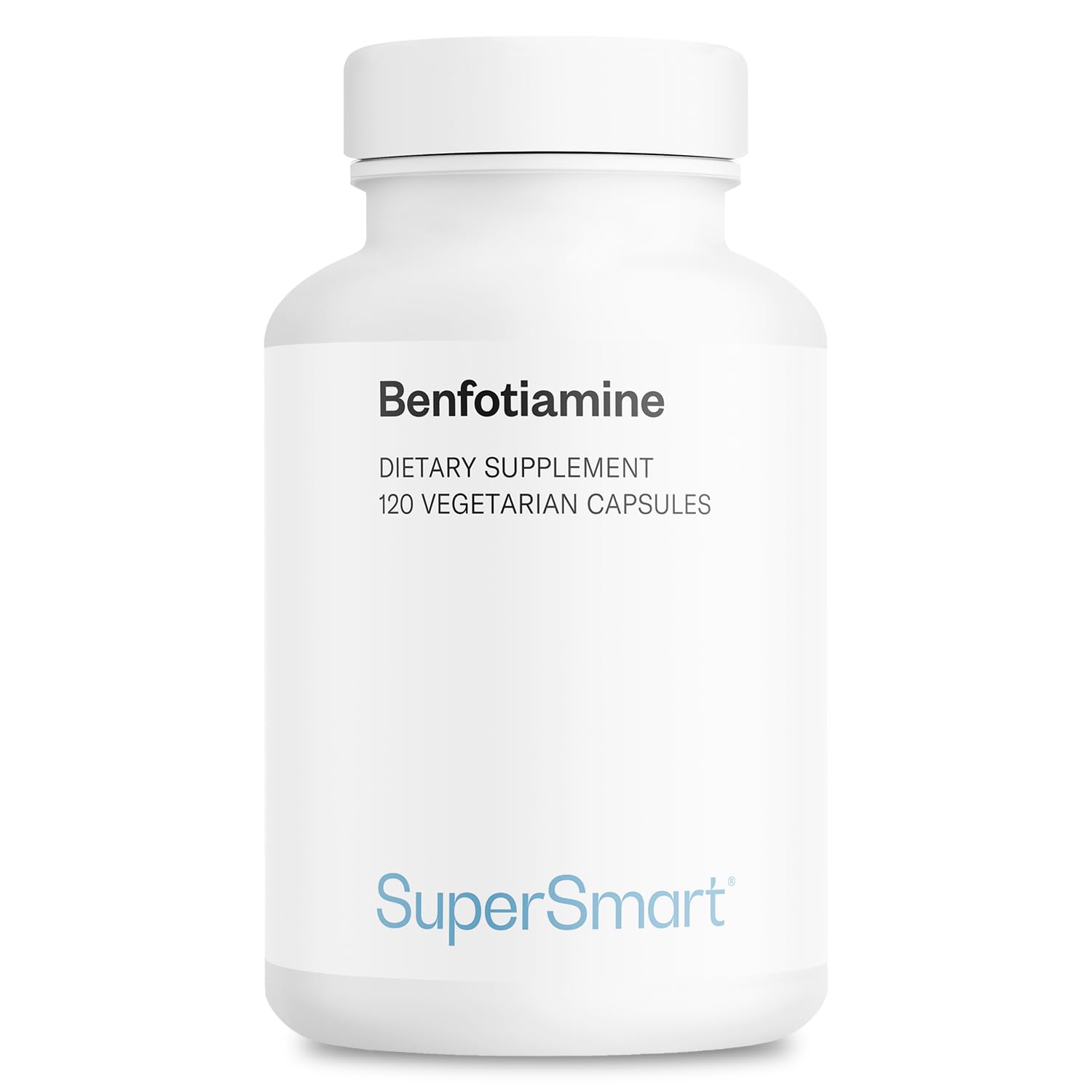 Supersmart Benfotiamine 320mg per Day High Potency Bioavailable Thiamine Vitamin B1 Benfotiamine Supplement Capsules 120