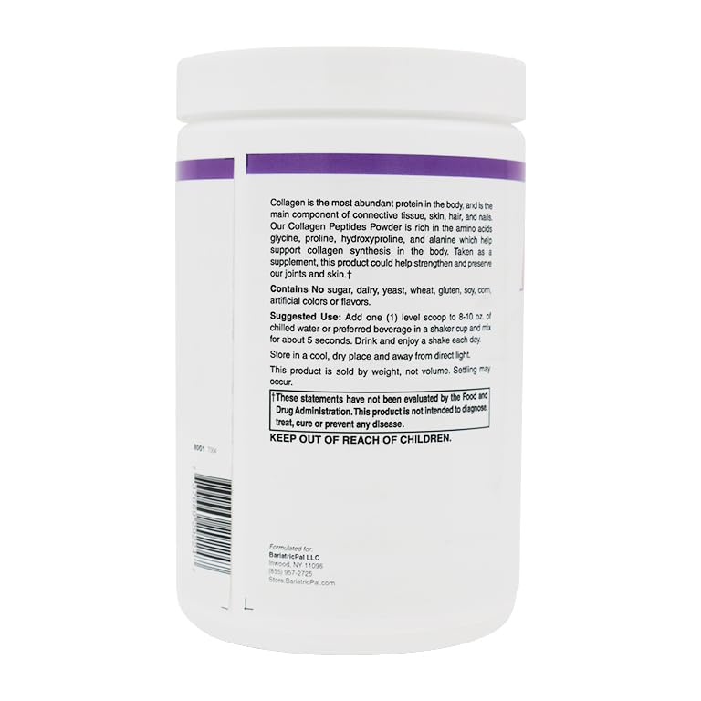 BariatricPal Collagen Peptides Powder, 14 Servings, 9.88 oz