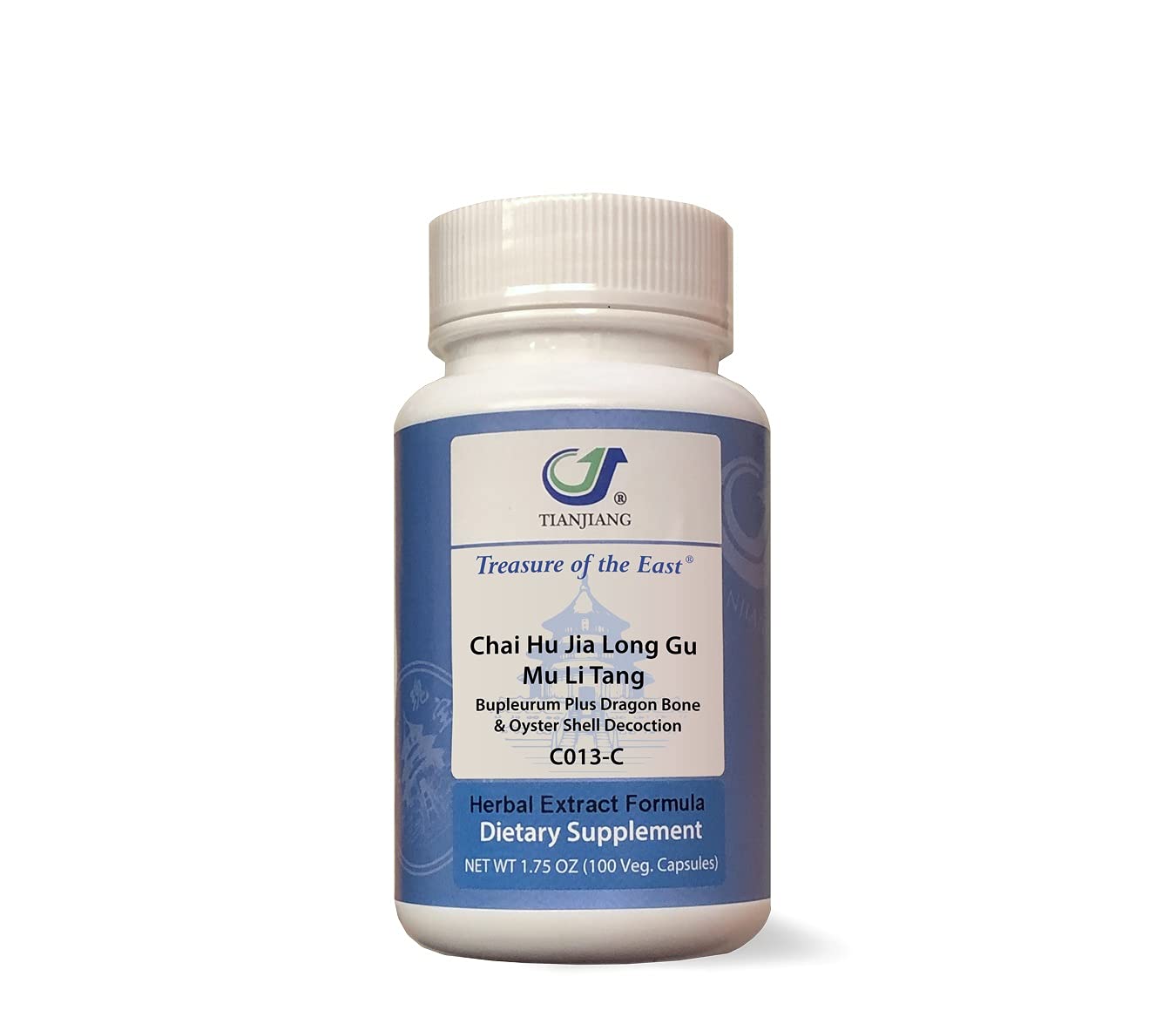 Treasure of the East Bupleurum Plus Dragon Bone and Oyster Shell Decoction Chai Hu Jia Long Gu Mu Li Tang (5:1 Concentrated Herbal Extract Granules) Capsules 100