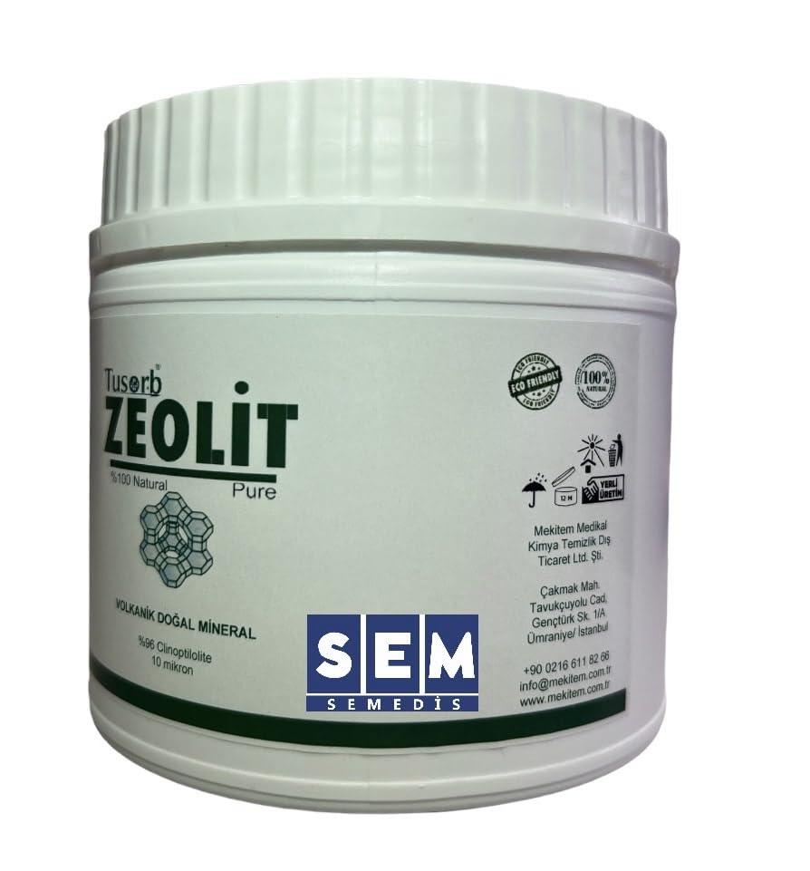 Generic Zeolite Clinoptilolite Powder MHA Ultra FINE 10 µ (10 Micron) 96% Activated, 11.46 oz