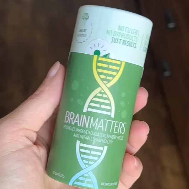 Daily Fix Wellness BrainMatters Nootropic Supplement with Bacopa, Ginkgo Biloba, Lion's Mane Mushroom, B Complex, NAD, Choline for Memory and Focus, 60 Capsules