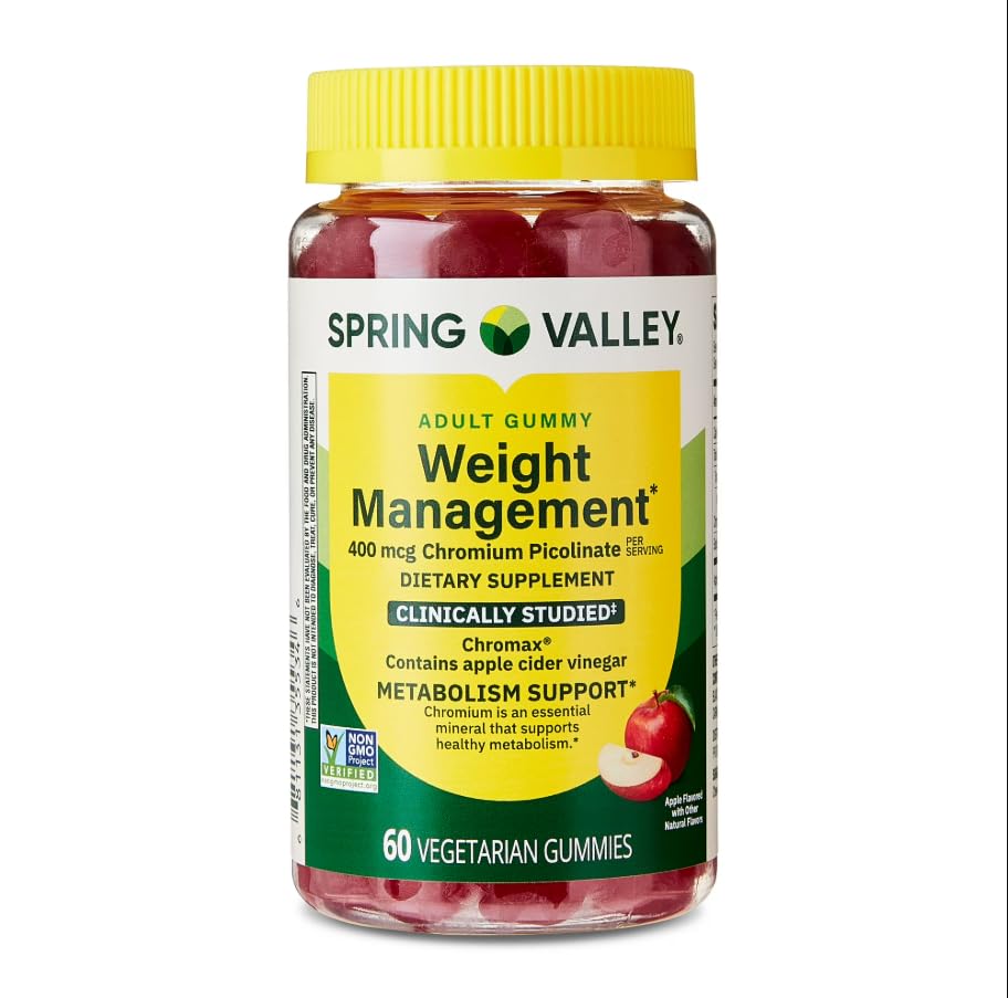 Generic Chromium Picolinate & Apple Cider Vinegar Capsules, 60 Count