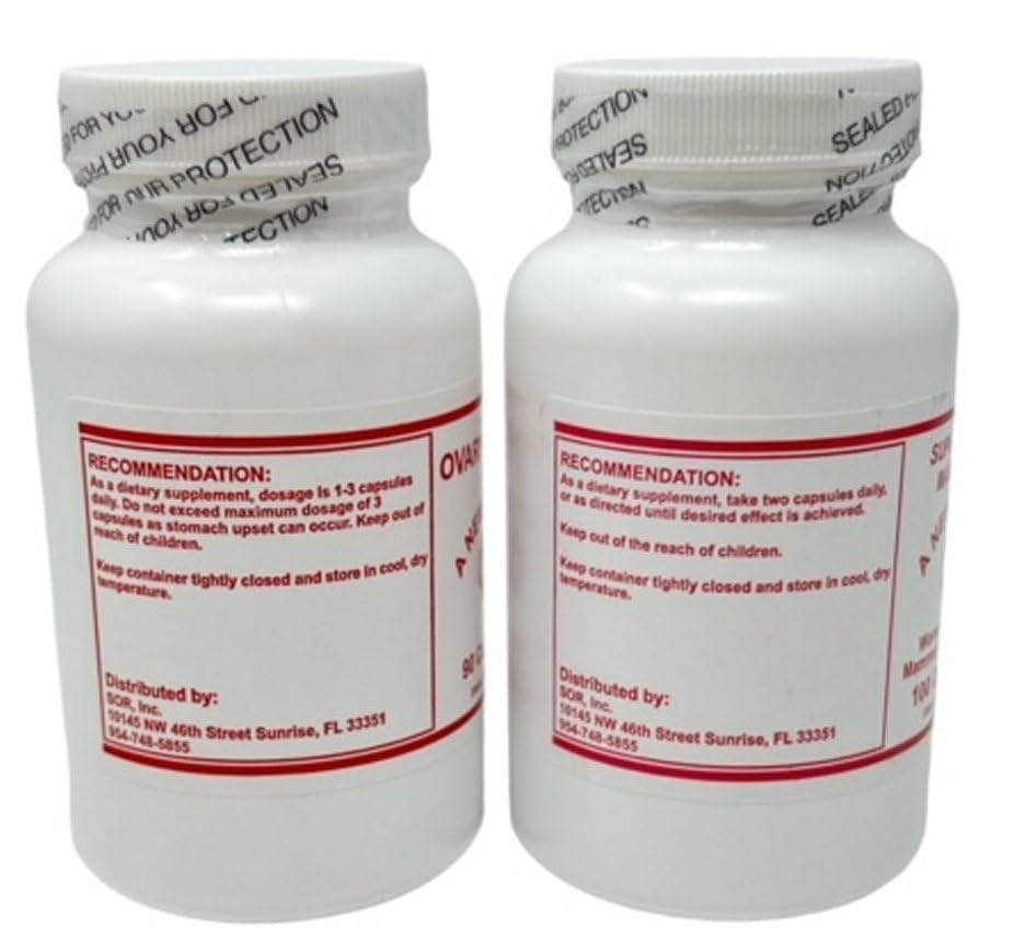 SOR, Inc. Ovary and Mammary Glandular Pills Capsules 190