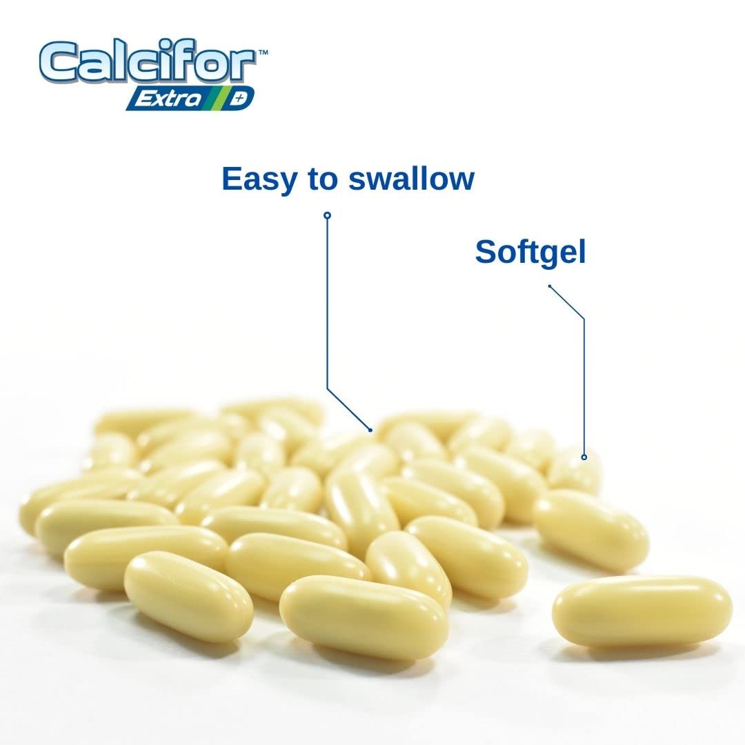 Calcifor Calcium Magnesium Zinc Plus Vitamin D3 Softgels, 90 Count