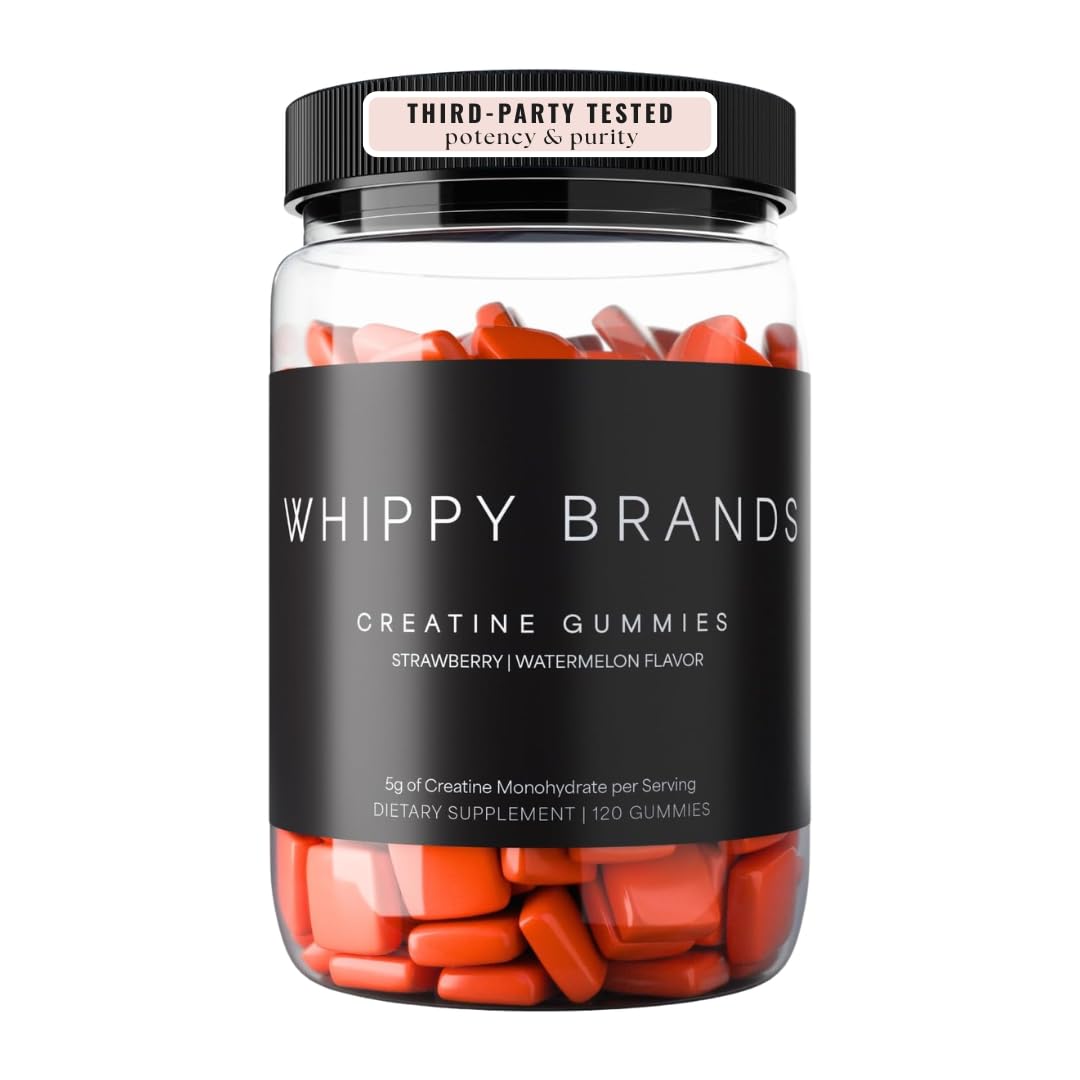 Whippy Brands Creatine Gummies 120 Count