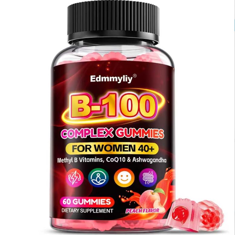Edmmyliy Vitamin B Complex Gummies 60 Count