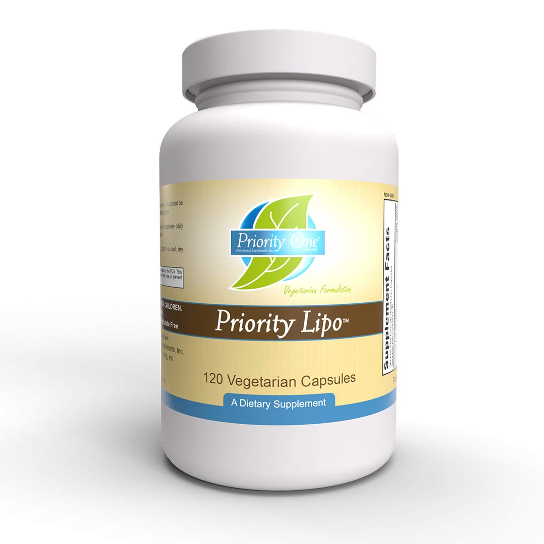Priority One Lipo Priority Vegetarian Capsules 120 Capsules