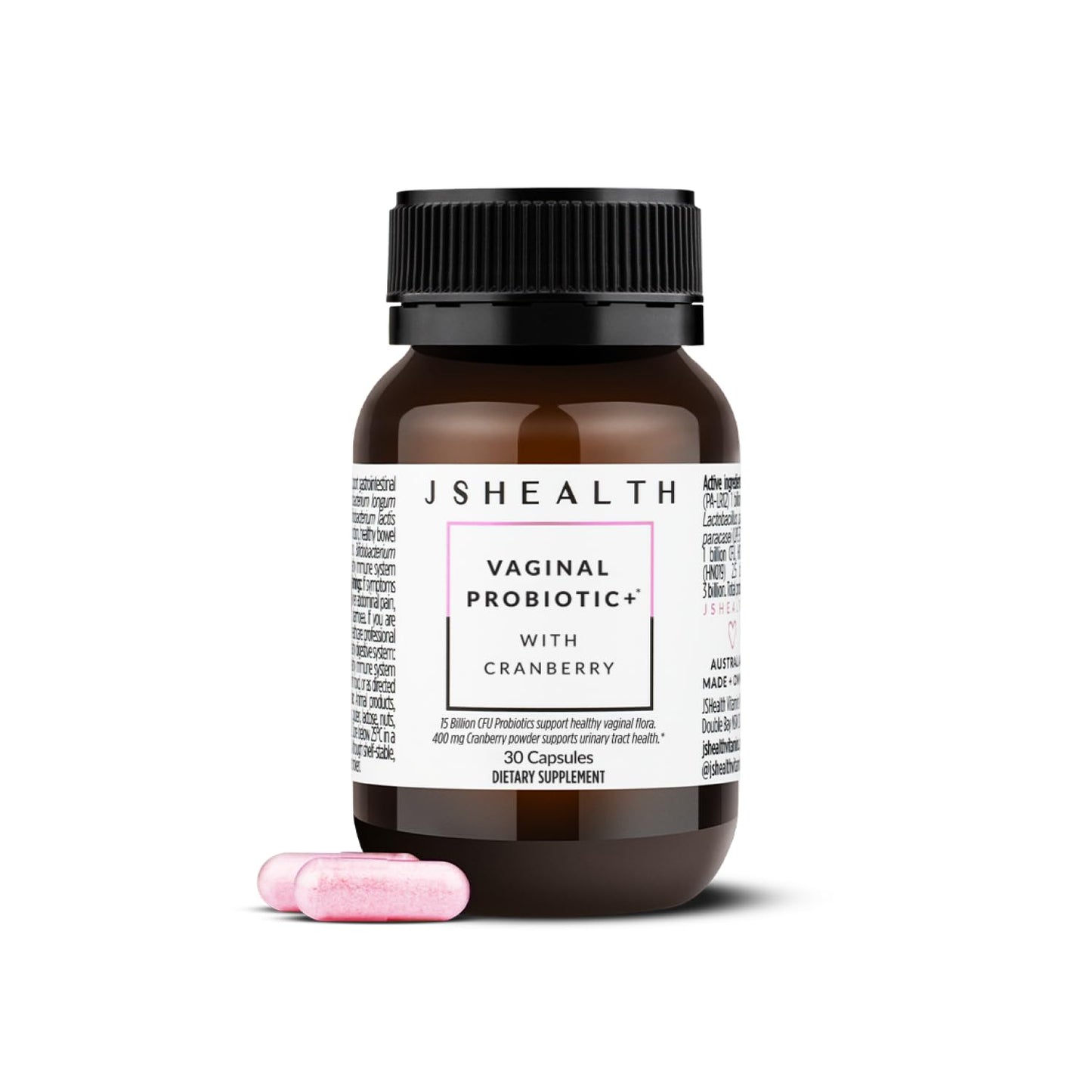 JSHealth Vaginal Probiotic for Women Capsule, 30 Capsules