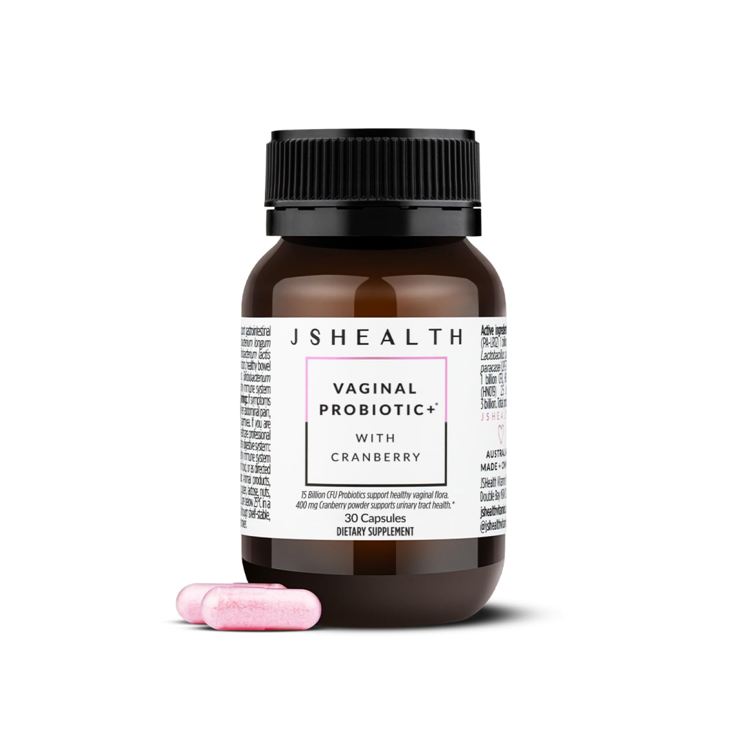JSHealth Vaginal Probiotic for Women Capsule, 30 Capsules