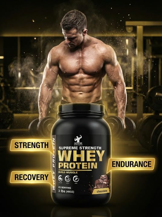 Supreme Strength Whey Protein Powder 48 Count