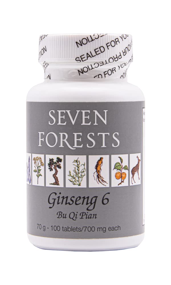 Seven Forests Ginseng 6 Bu Qi Pian Tablets 100