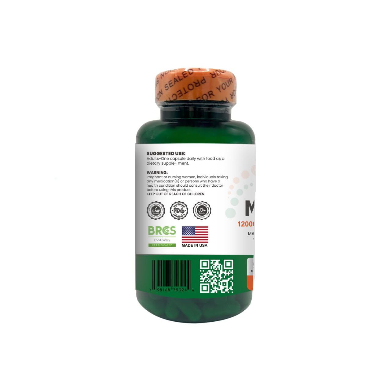 H4U Magnesium Citrate Capsule, 90 Capsules