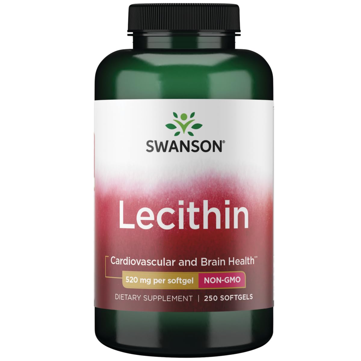 Swanson Lecithin 520 mg Softgel, 250 Softgels