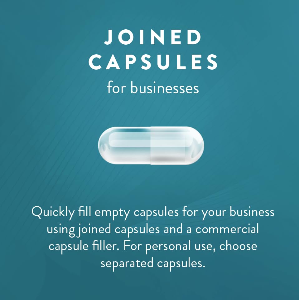 PureCaps USA Empty Gelatin Capsules Size 3, 10,000 Capsules