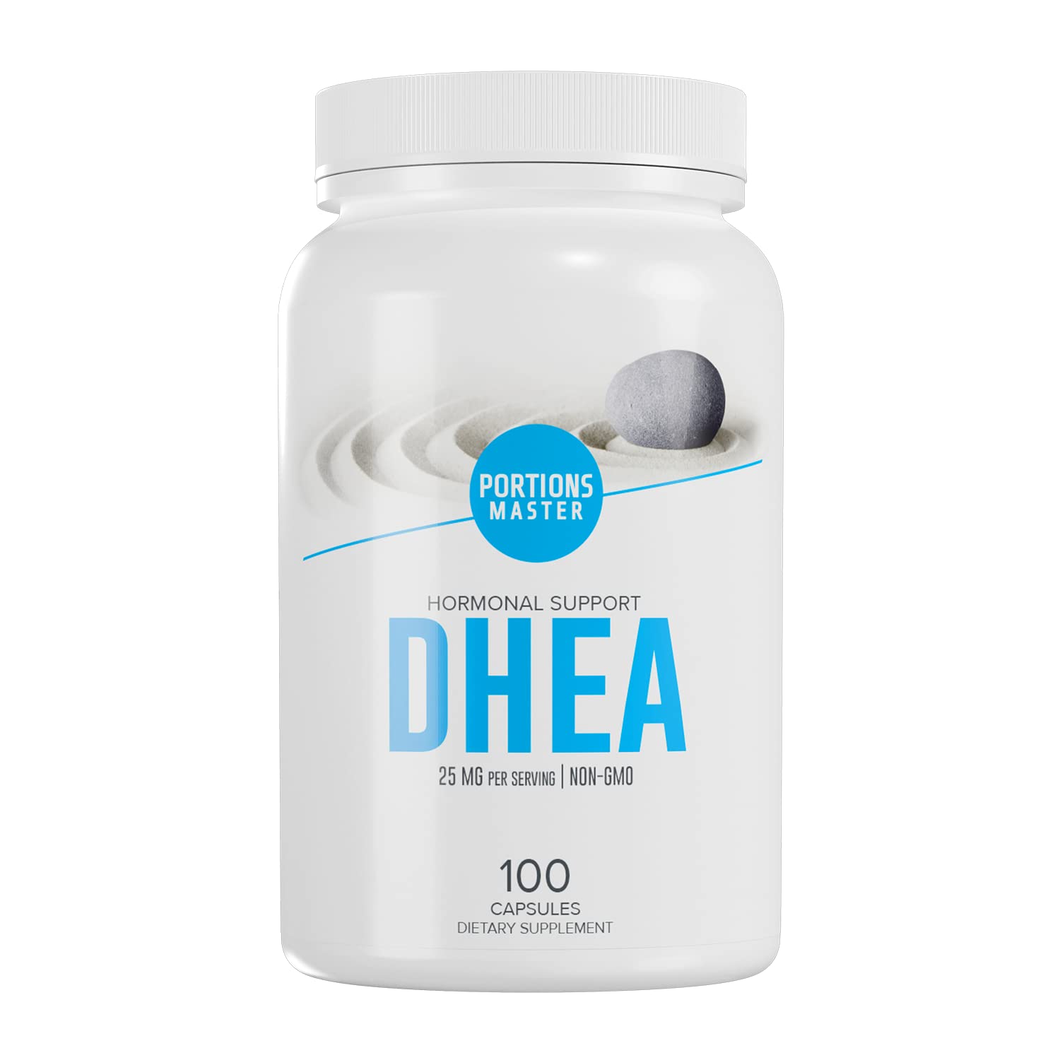 Portions Master DHEA 25mg Capsules, 100 Count