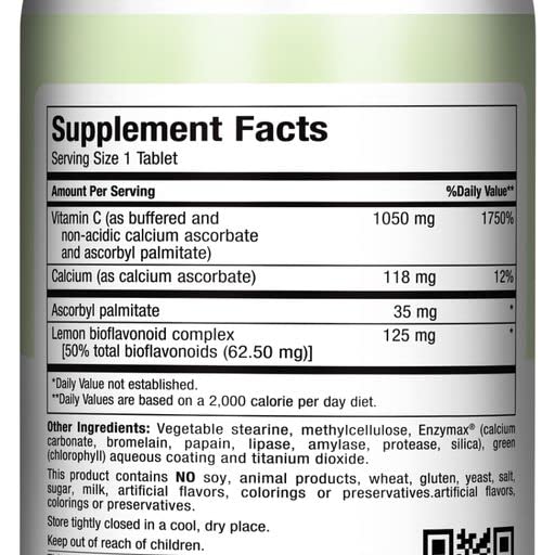 Maxi Health Max C Gram Plus Gradual Release Buffered Vitamin C Tablets, 180 Tablets