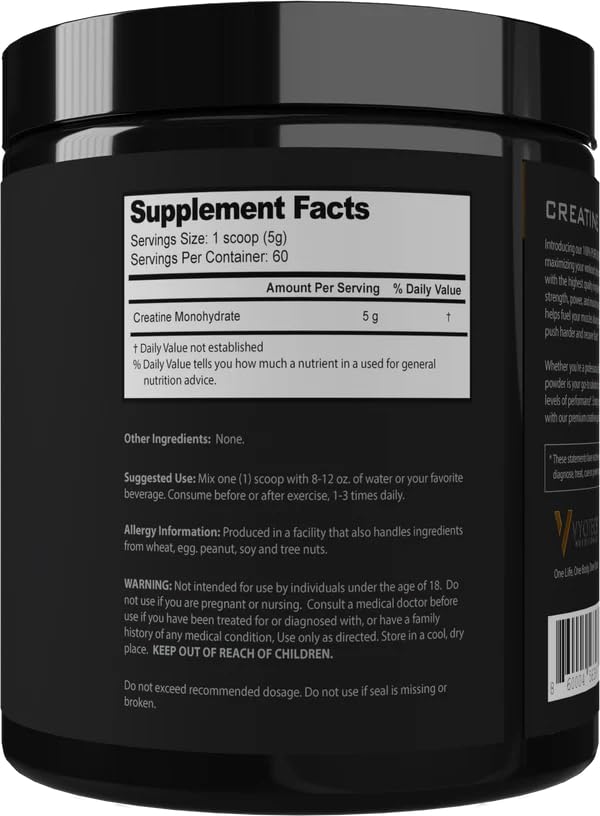 Vyotech Nutritionals Creatine Monohydrate Powder 10.58 Ounces